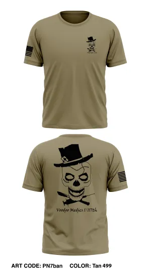 1/117th Field Artillery Voodoo Medics Store 1 Core Men's SS Performance Tee - PN7ban