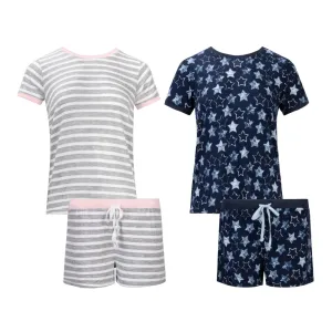 2 Pack Loungewear Hacci Shorts Set