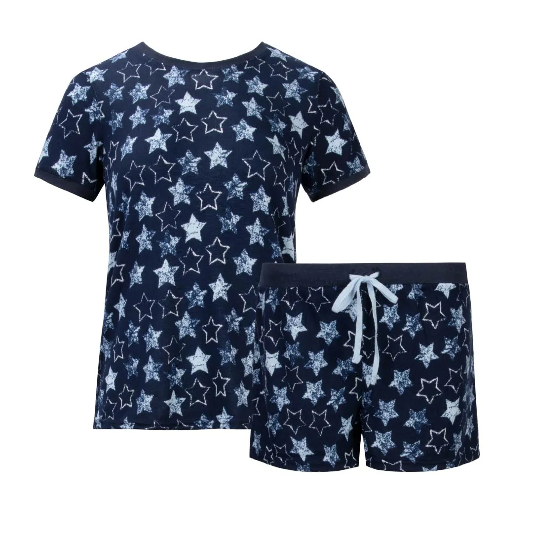 2 Pack Loungewear Hacci Shorts Set