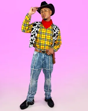 4pc Men's Cowboy Story Costume