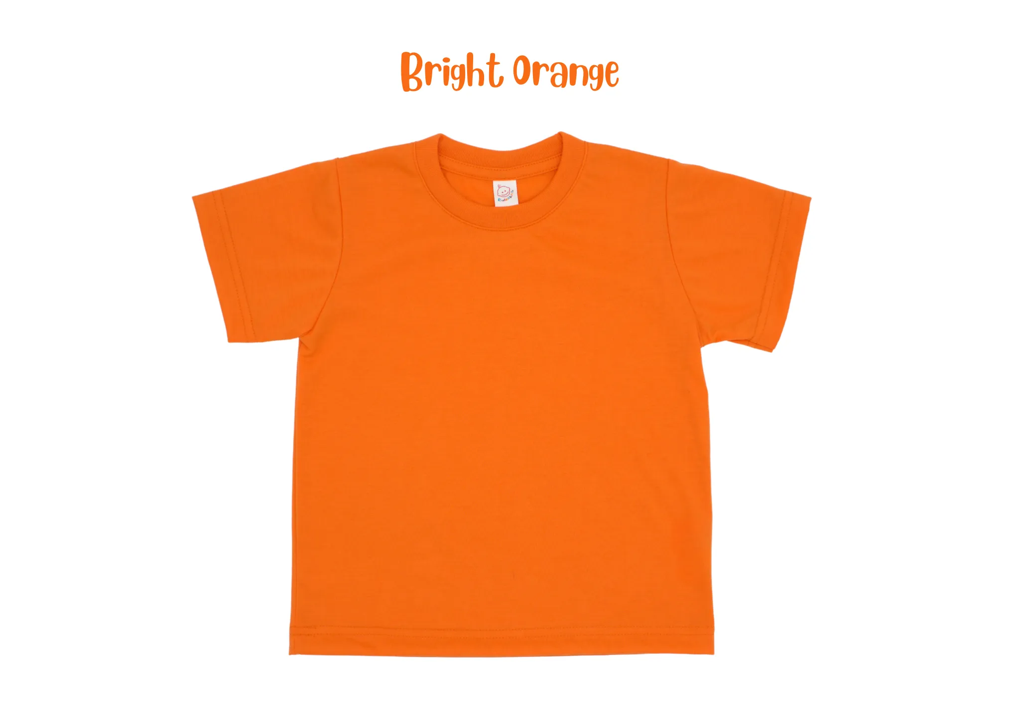 Adult polyester unisex short sleeve crew neck shirt