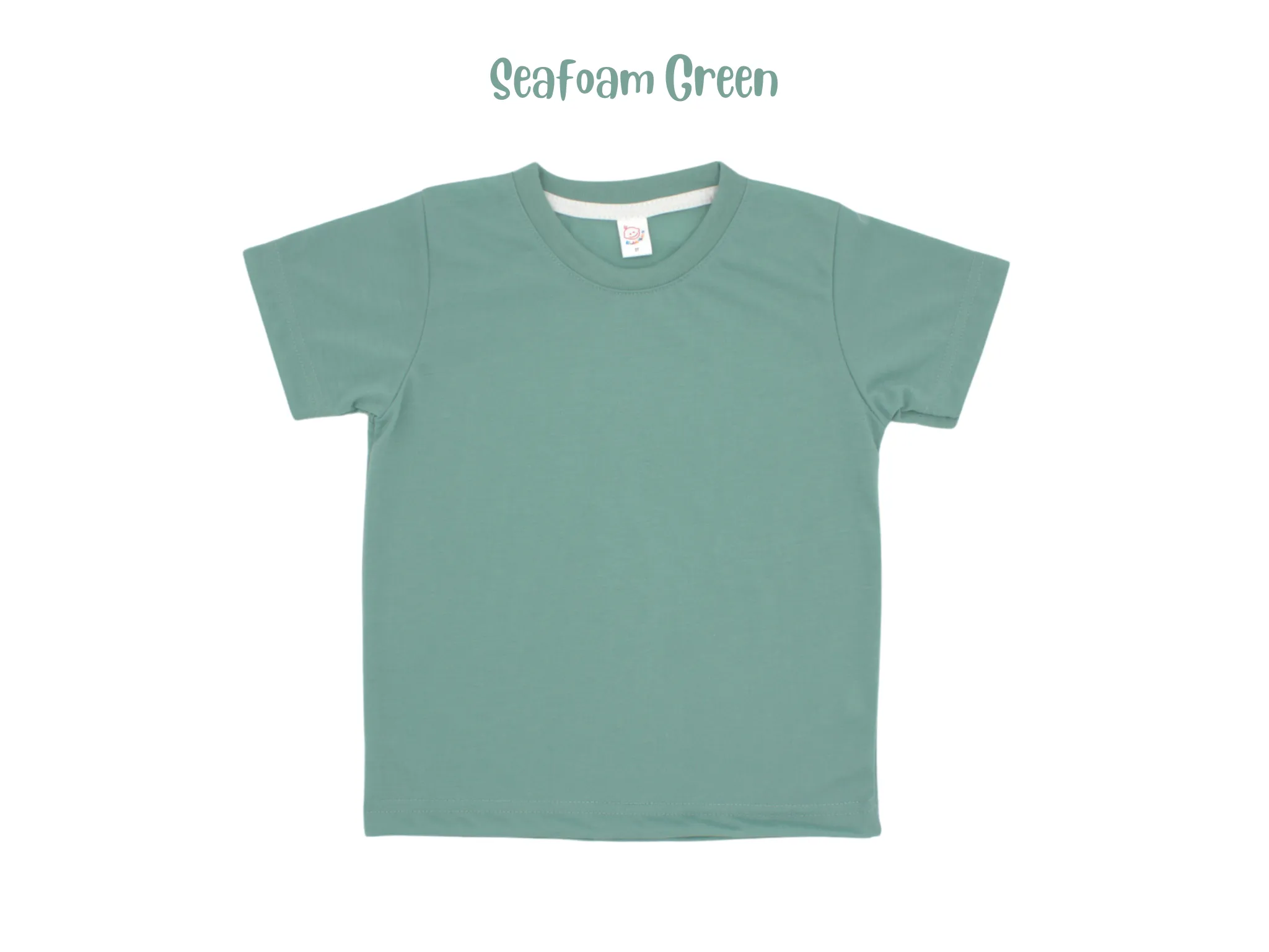 Adult polyester unisex short sleeve crew neck shirt