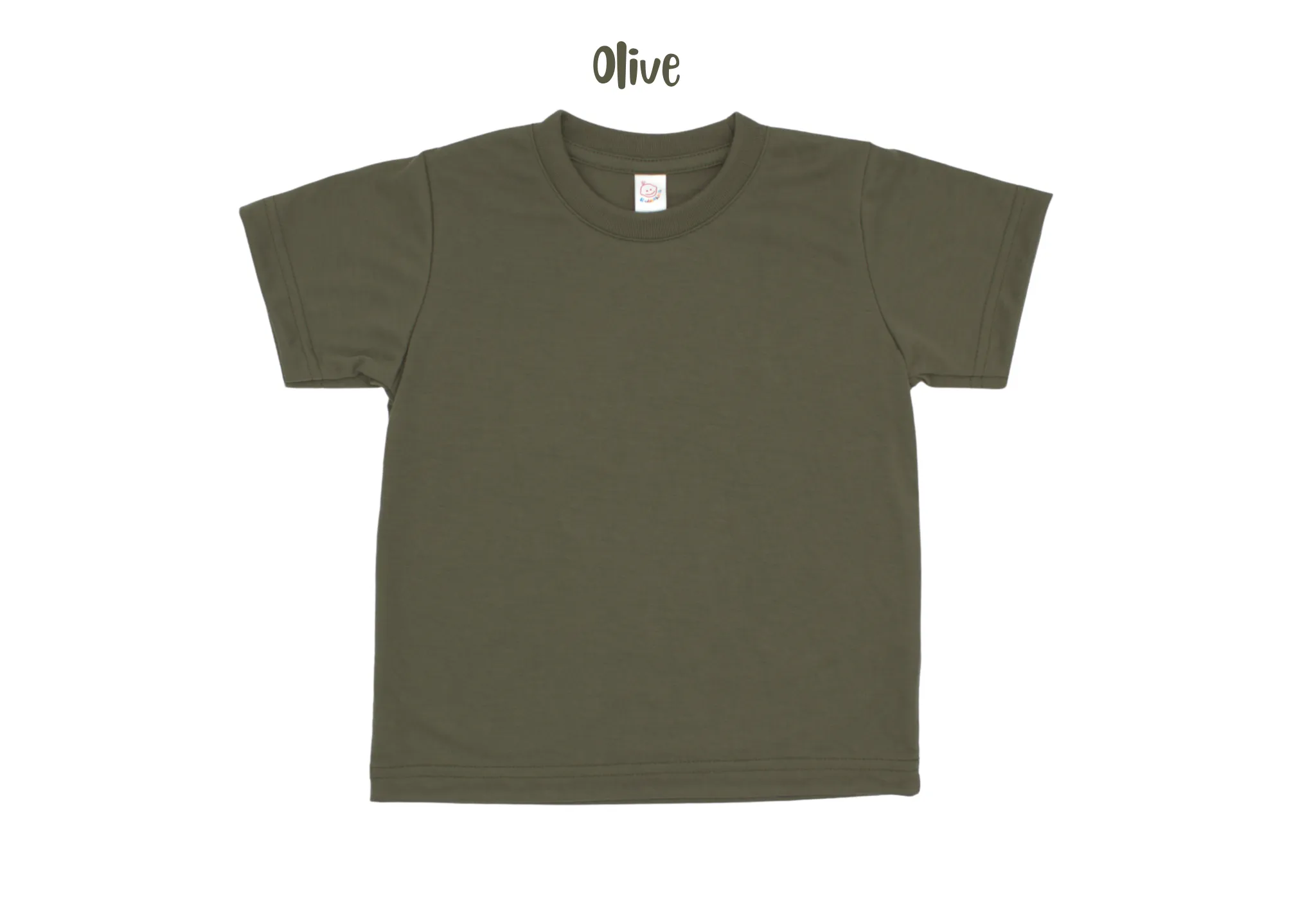 Adult polyester unisex short sleeve crew neck shirt
