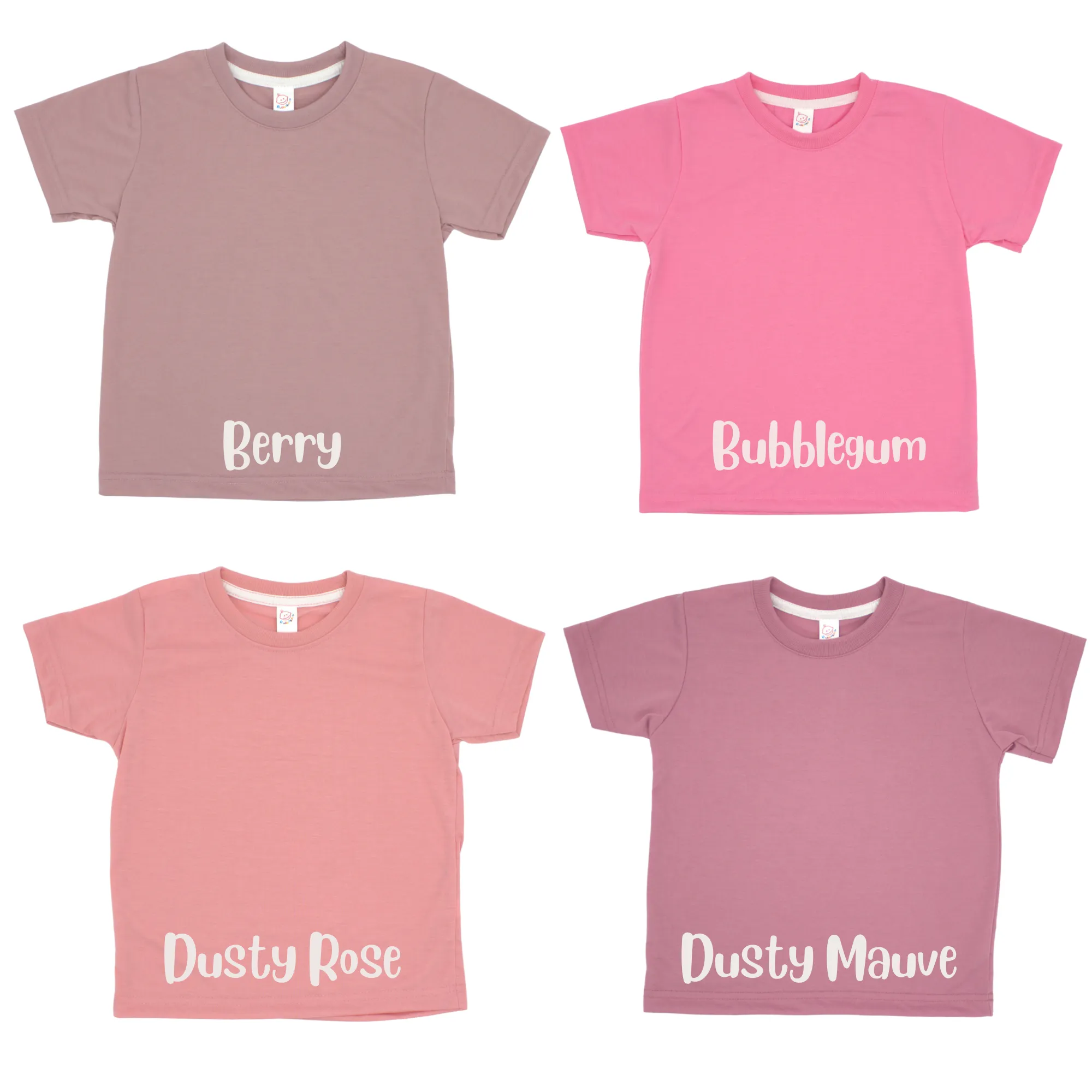 Adult polyester unisex short sleeve crew neck shirt