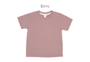 Adult polyester unisex short sleeve crew neck shirt