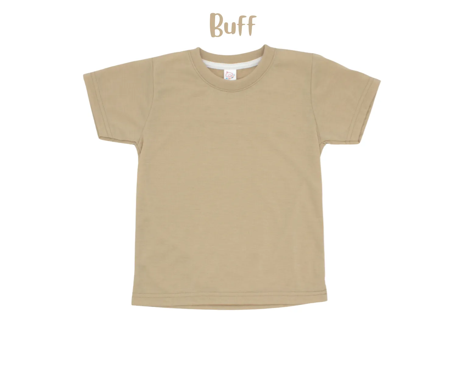 Adult polyester unisex short sleeve crew neck shirt