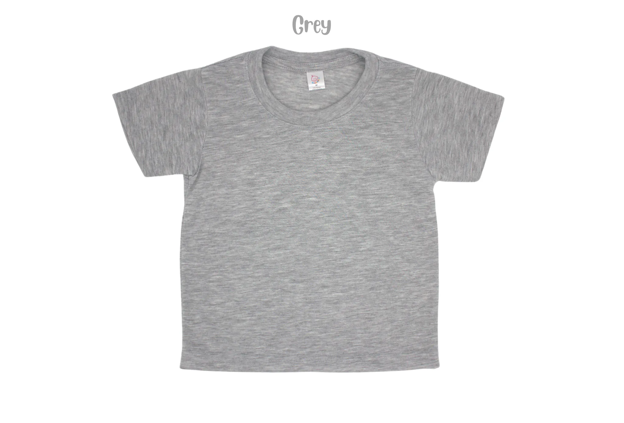 Adult polyester unisex short sleeve crew neck shirt