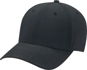 AJM Polyester Plaid And Spandex Adjustable Cap Black