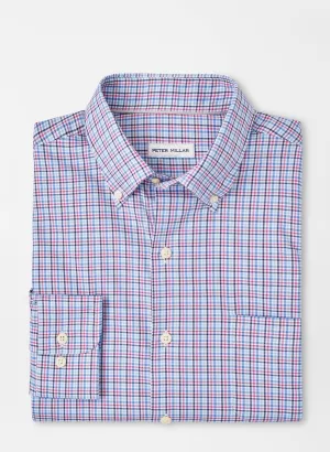 Albert Crown Life Cotton-Stretch Sport Shirt (Rosewood)