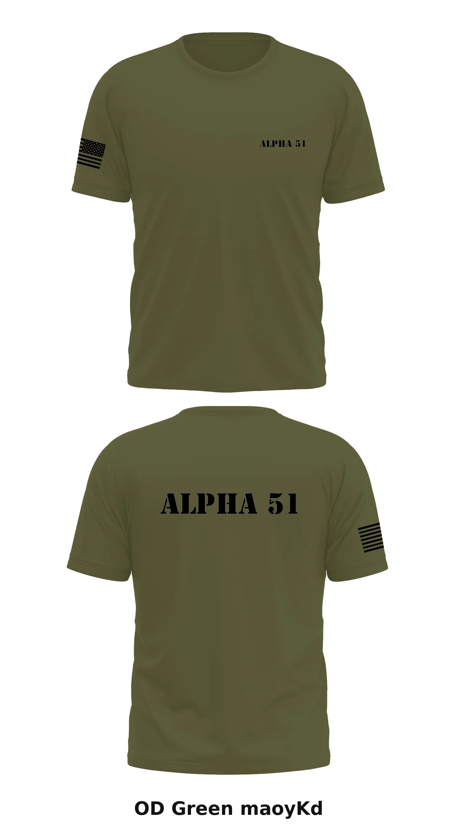 Alpha 51 Store 1 Core Men's SS Performance Tee - maoyKd