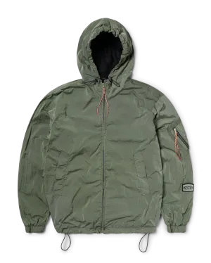 Aries Hooded Windcheater Jacket Green