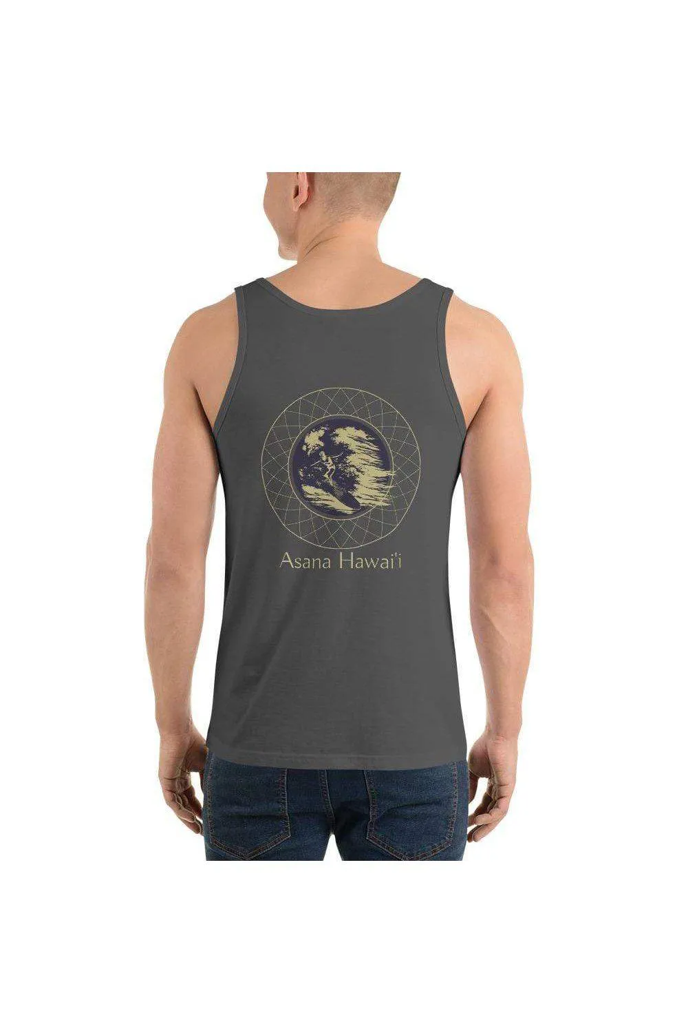 Asana Hawaii Geo Surfer Unisex Tank Top