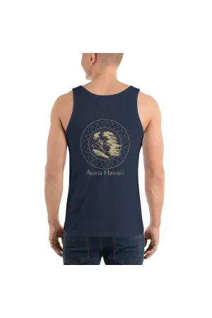 Asana Hawaii Geo Surfer Unisex Tank Top