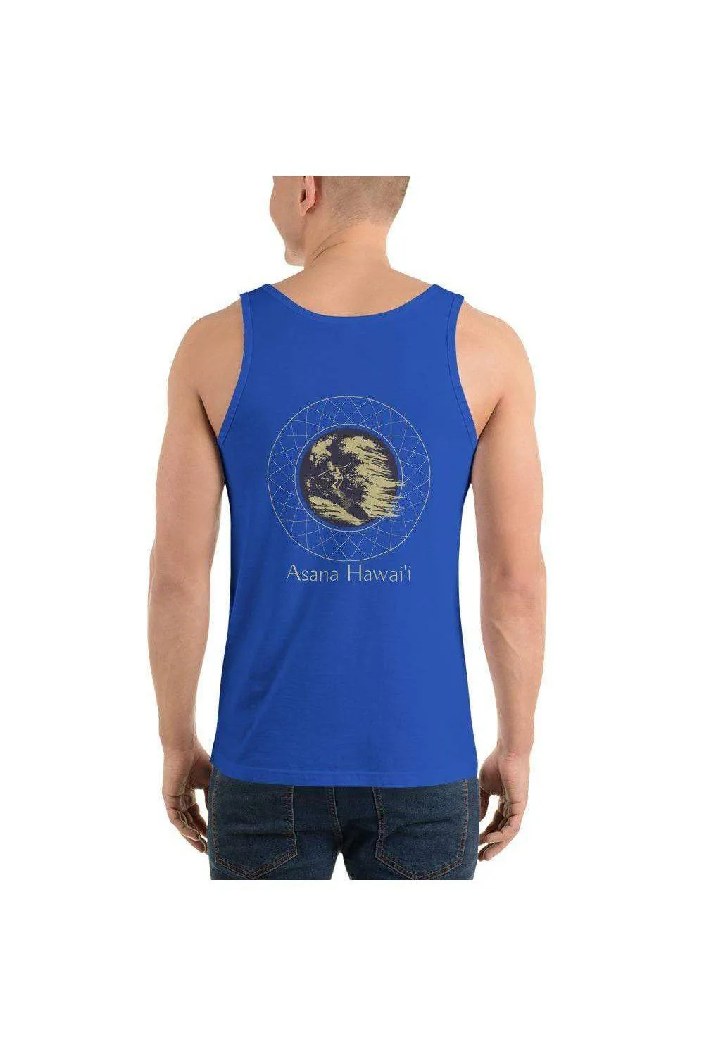 Asana Hawaii Geo Surfer Unisex Tank Top