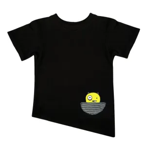 Asymmetric Tee - Black
