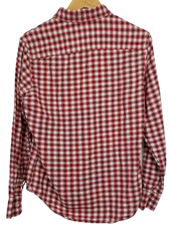 Banana Republic Red/Blue Checkered Button Up