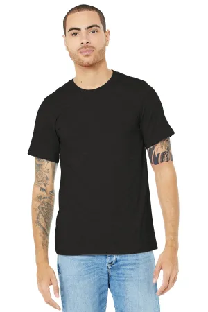 BELLA CANVAS  Unisex Heather CVC Short Sleeve Tee. BC3001CVC Black Heather