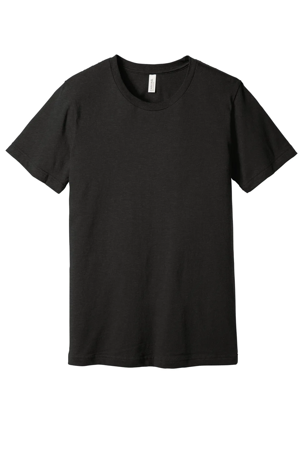 BELLA CANVAS  Unisex Heather CVC Short Sleeve Tee. BC3001CVC Black Heather