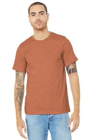 BELLA CANVAS  Unisex Heather CVC Short Sleeve Tee. BC3001CVC Heather Autumn