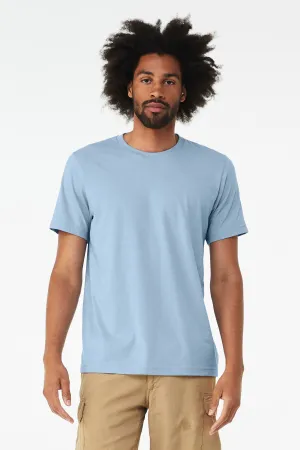BELLA CANVAS  Unisex Heather CVC Short Sleeve Tee. BC3001CVC Heather Baby Blue