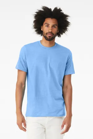 BELLA CANVAS  Unisex Heather CVC Short Sleeve Tee. BC3001CVC Heather Carolina Blue