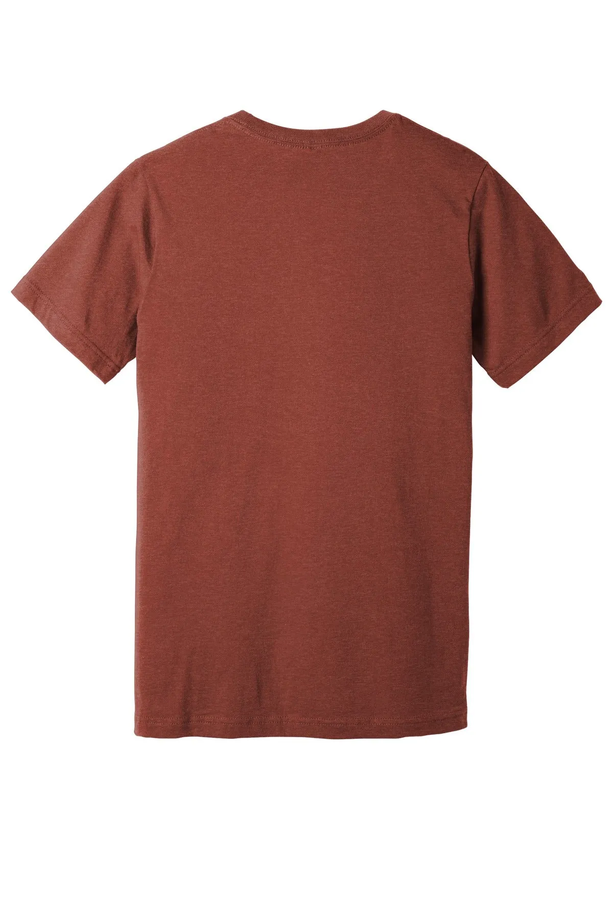BELLA CANVAS  Unisex Heather CVC Short Sleeve Tee. BC3001CVC Heather Clay
