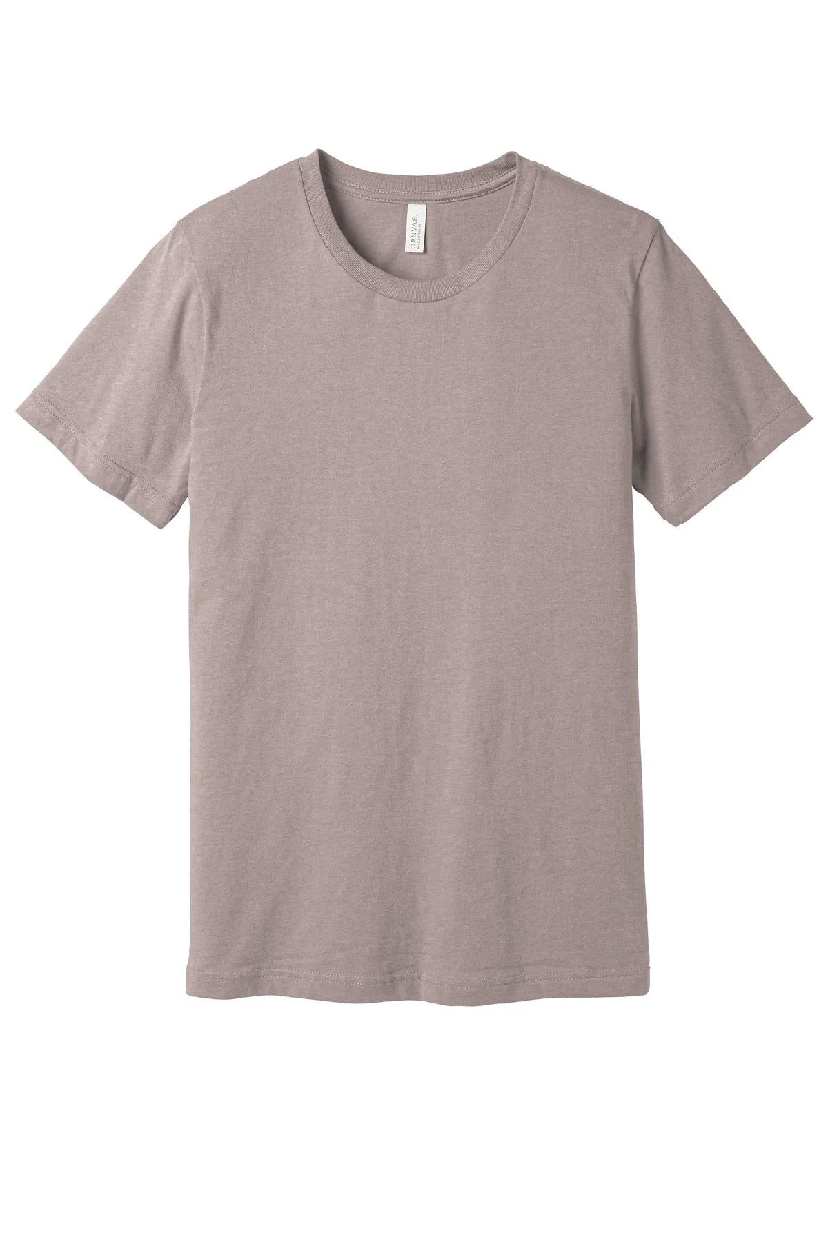 BELLA CANVAS  Unisex Heather CVC Short Sleeve Tee. BC3001CVC Heather Pink Gravel