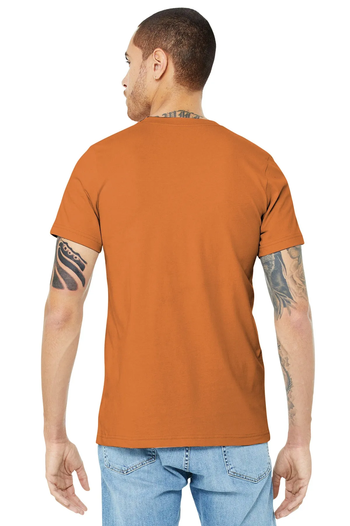 BELLA CANVAS  Unisex Jersey Short Sleeve Tee. BC3001 Burnt Orange