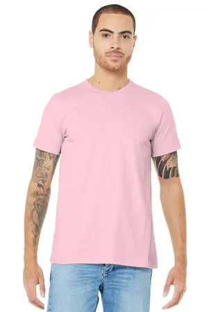 BELLA CANVAS  Unisex Jersey Short Sleeve Tee. BC3001 Pink