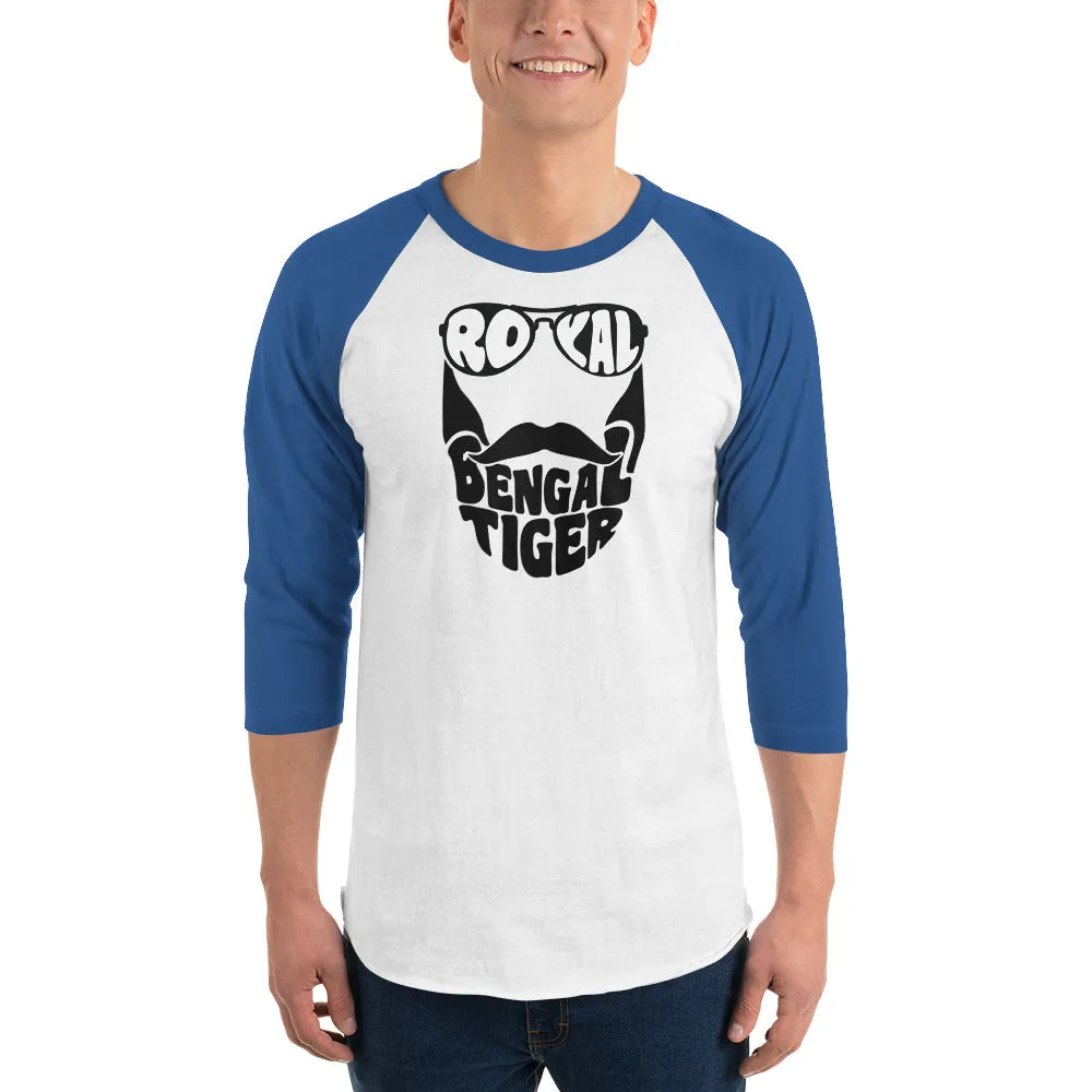 Bengali Unisex Fine Jersey Raglan Tee - Royal Bengal Tiger