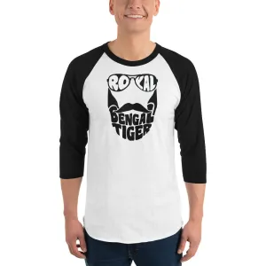 Bengali Unisex Fine Jersey Raglan Tee - Royal Bengal Tiger