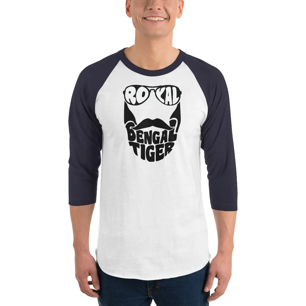 Bengali Unisex Fine Jersey Raglan Tee - Royal Bengal Tiger