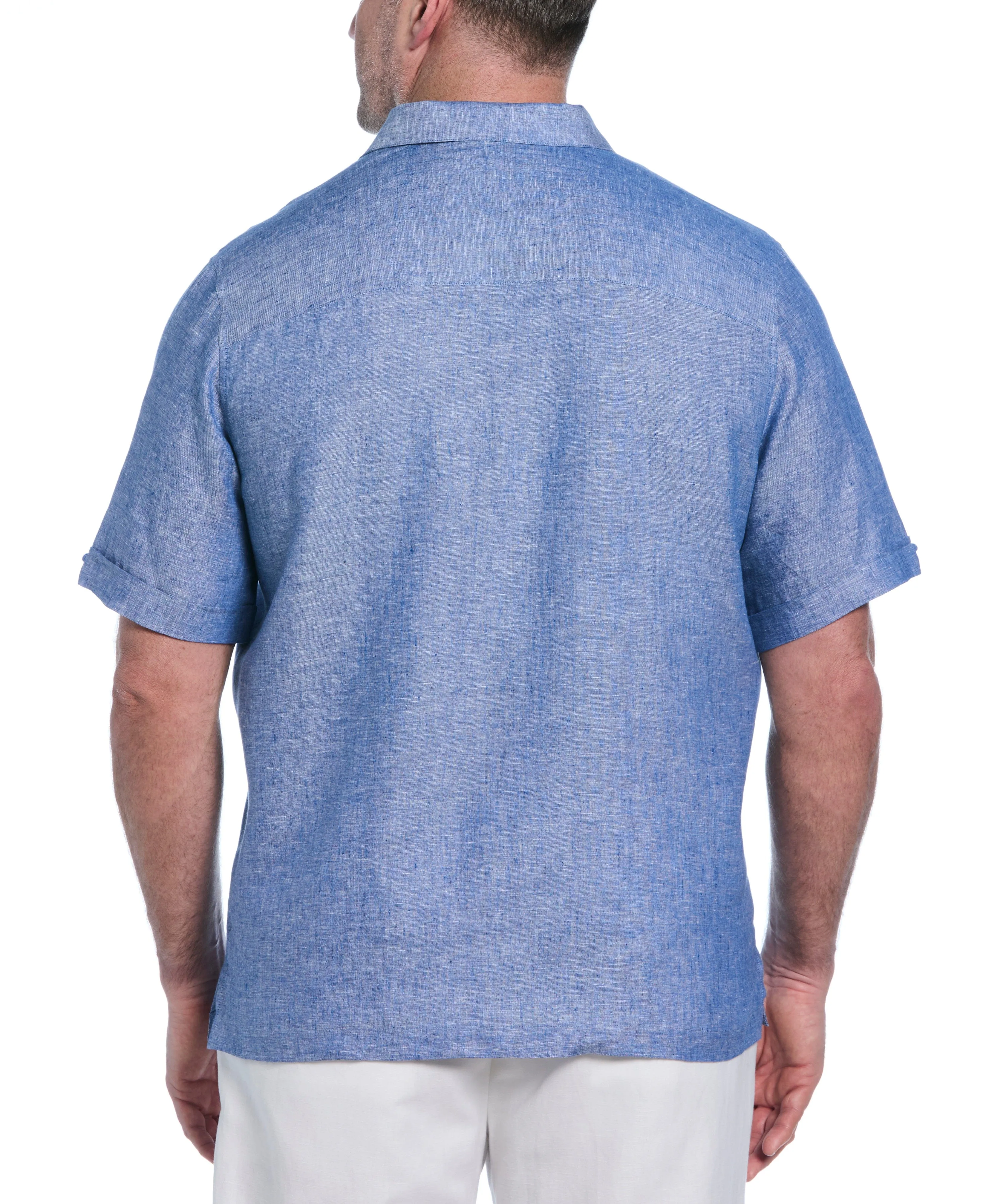 Big & Tall Classic Two-Tone Linen Shirt
