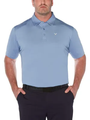 Big & Tall Cooling Micro Hex Polo with Chevron