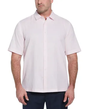 Big & Tall Engineered Dobby Panels Shirt