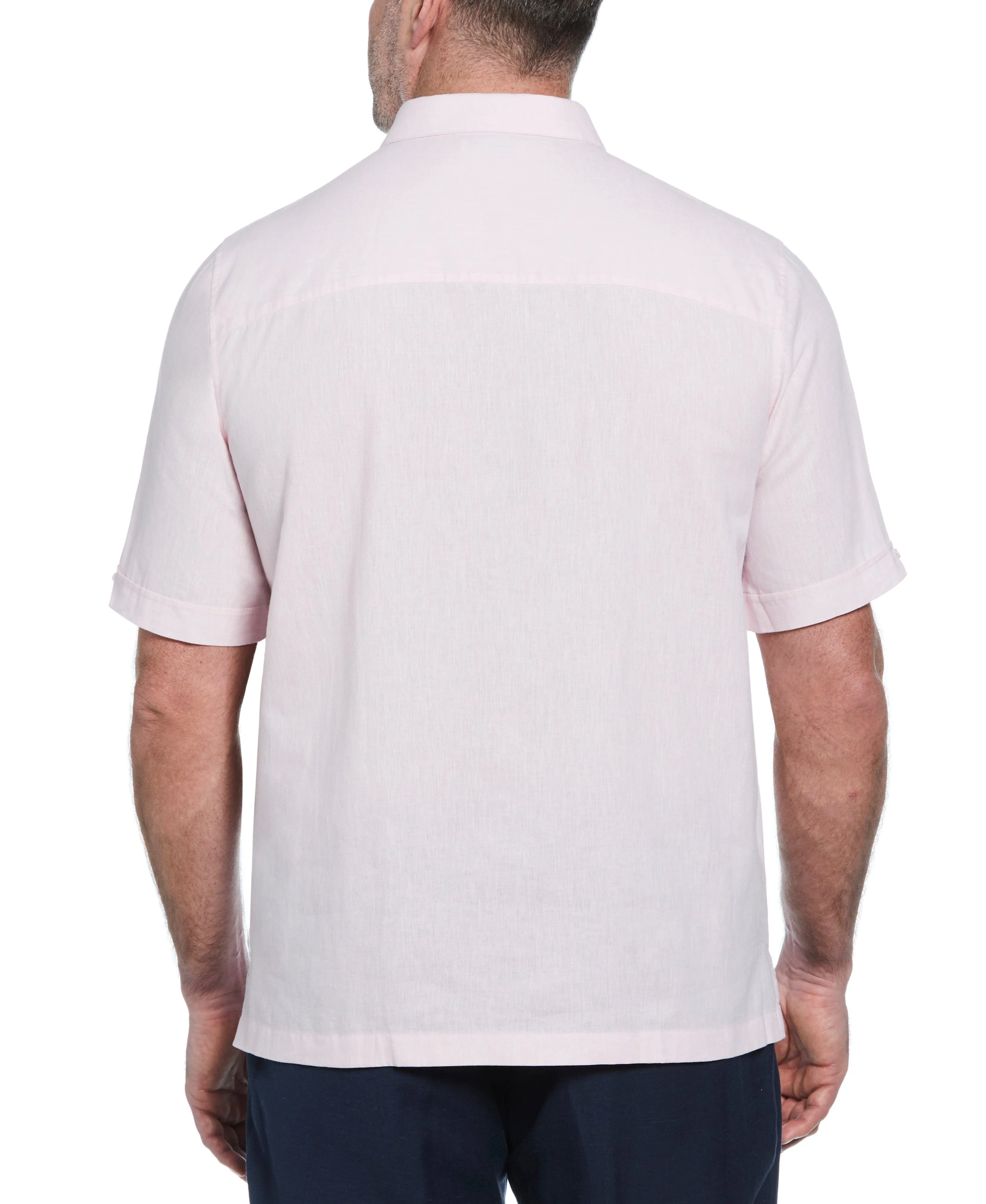 Big & Tall Engineered Dobby Panels Shirt