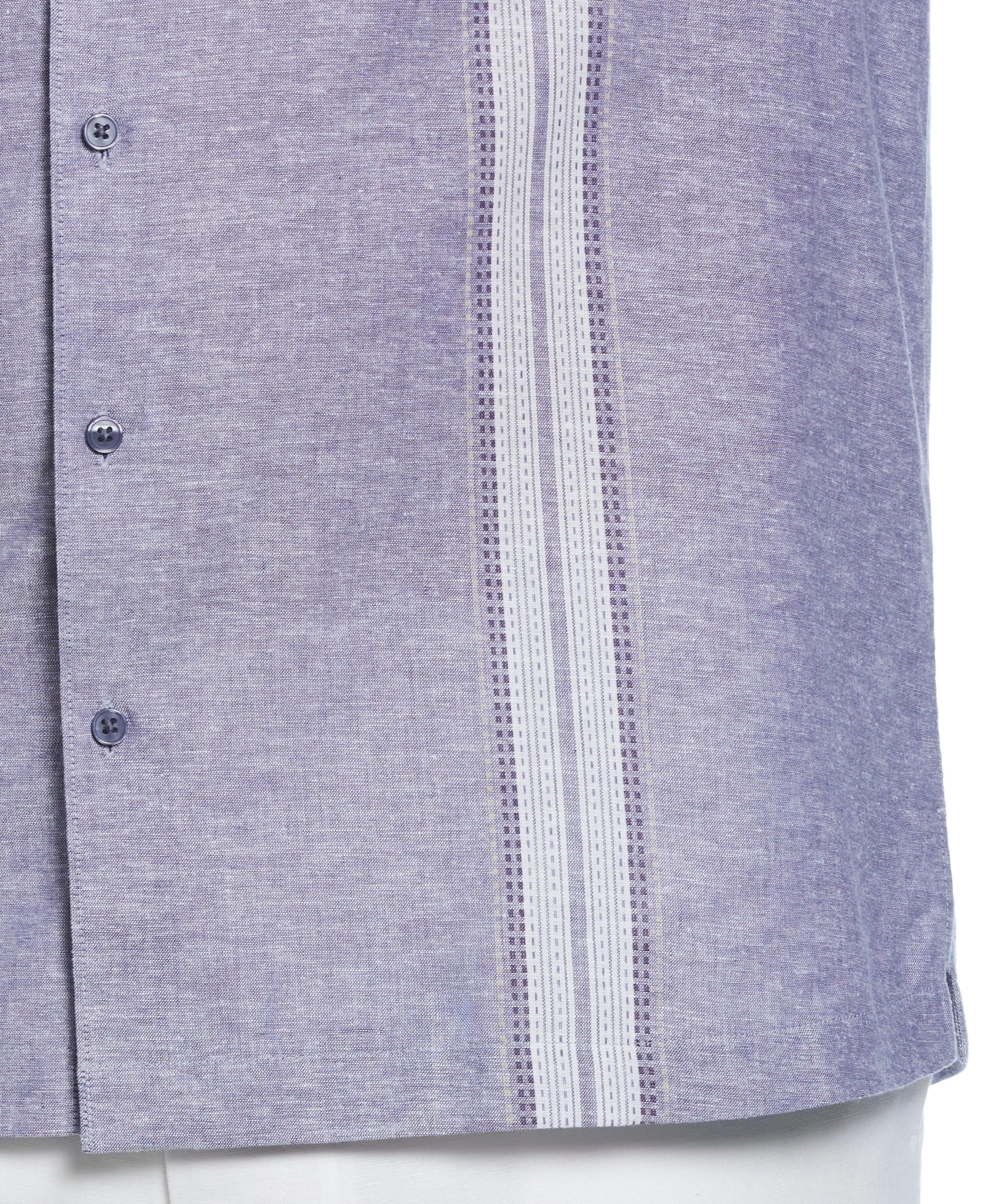 Big & Tall Linen Blend Panel Shirt
