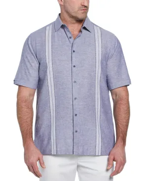 Big & Tall Linen Blend Panel Shirt