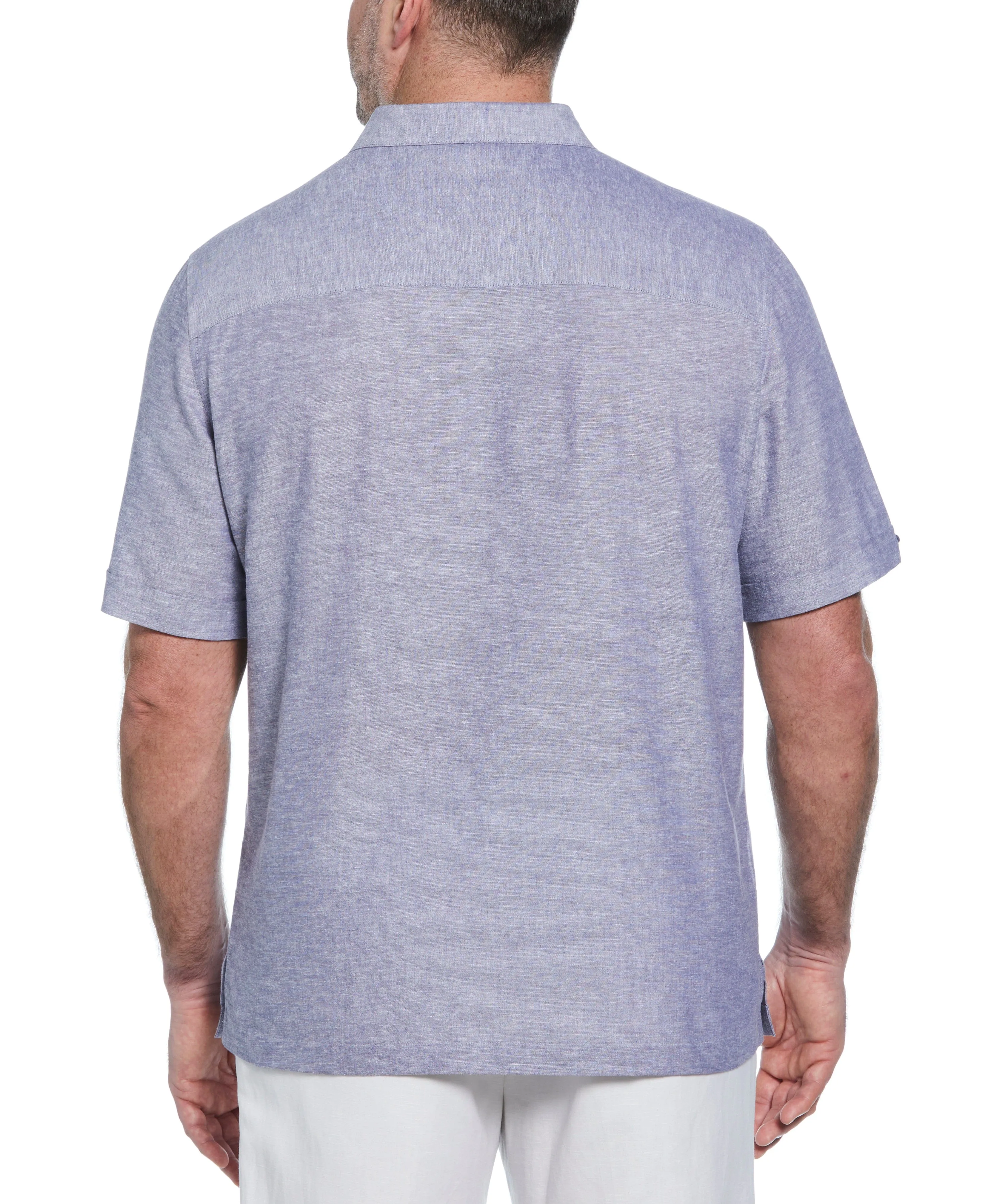 Big & Tall Linen Blend Panel Shirt