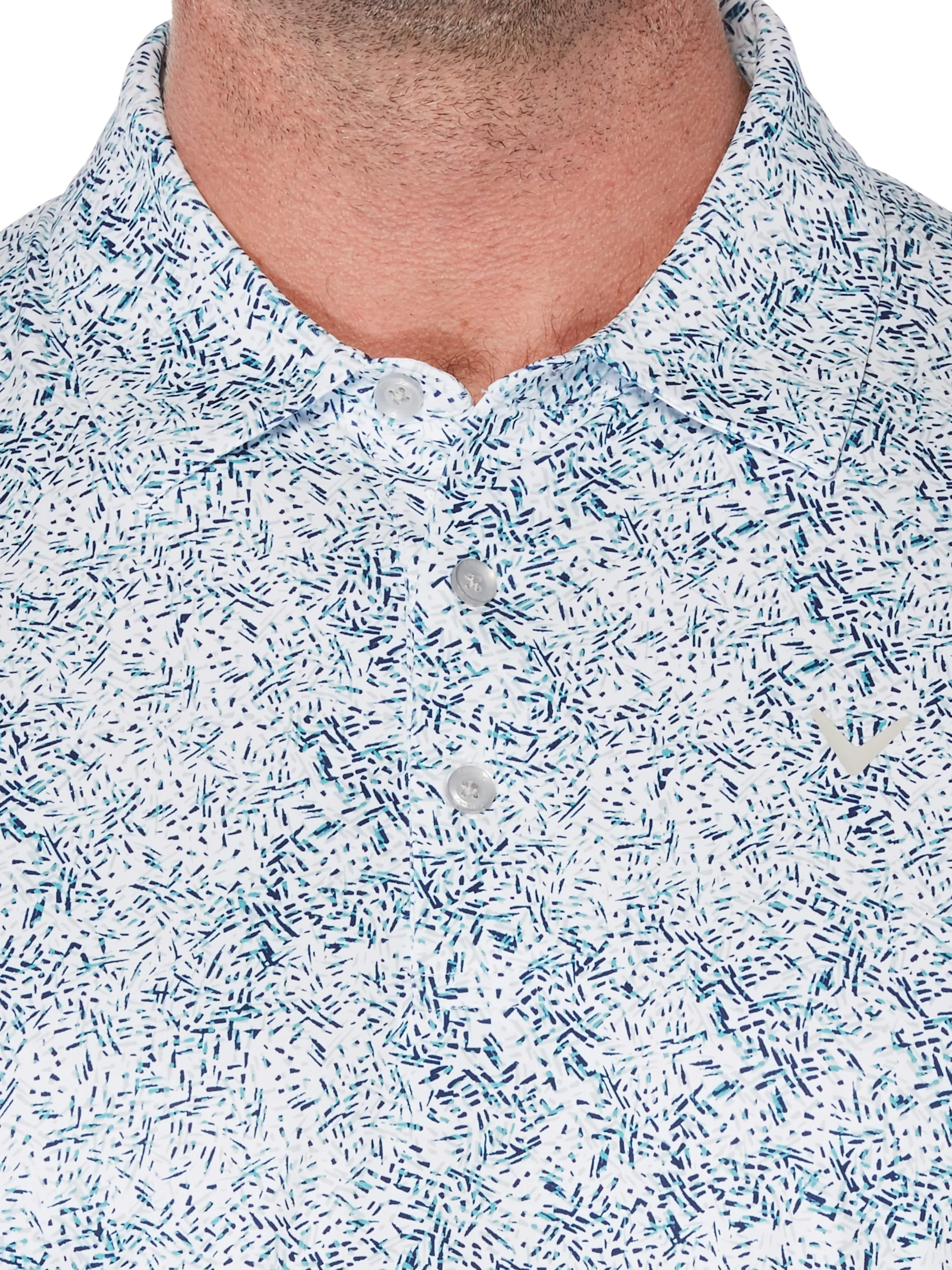 Big & Tall Roadmap Texture Print Polo