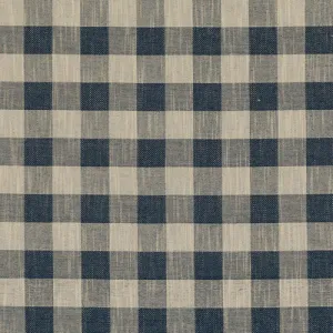 Block Check-Indigo
