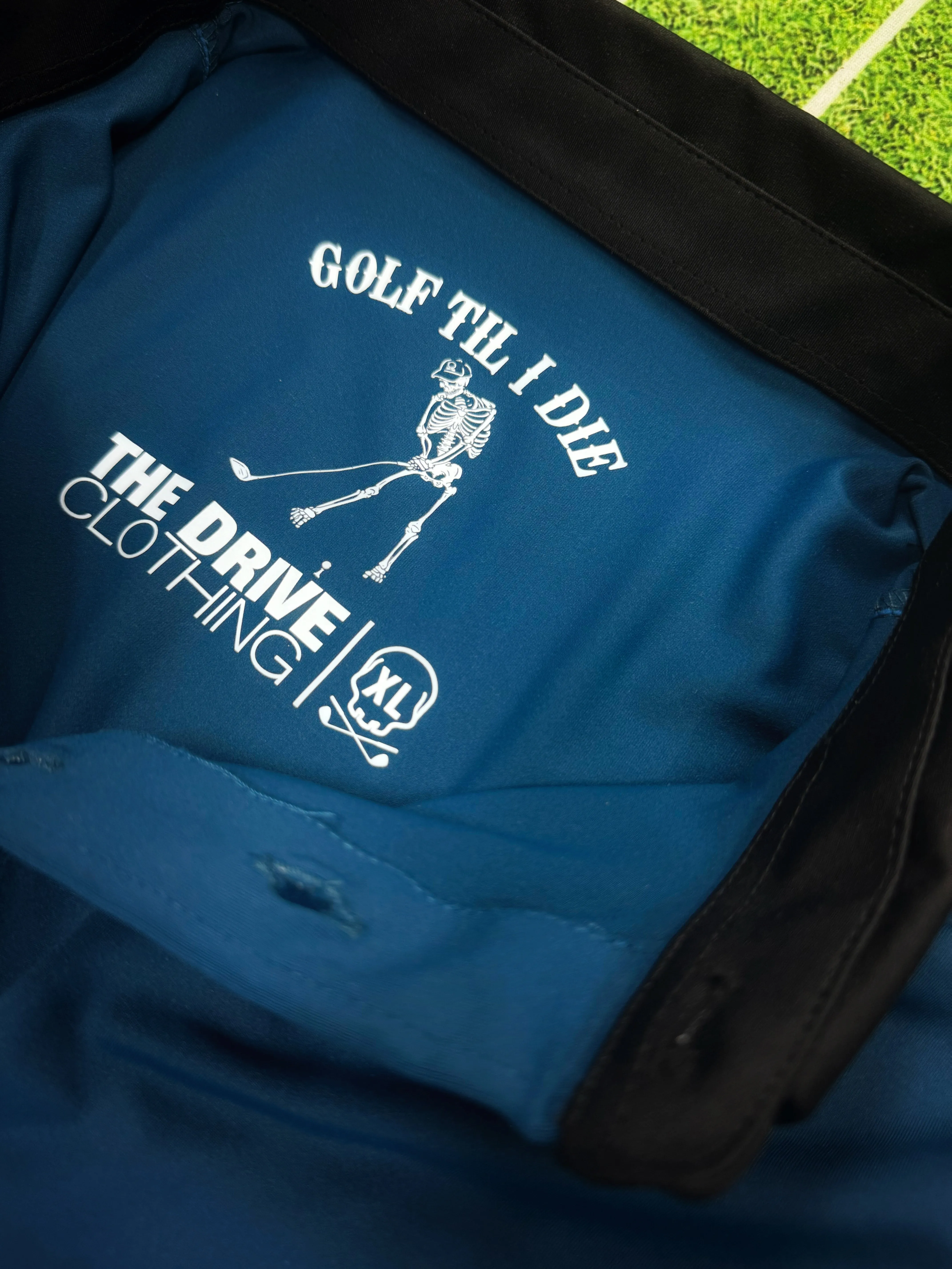 BLUE MAVERICK GOLF POLO