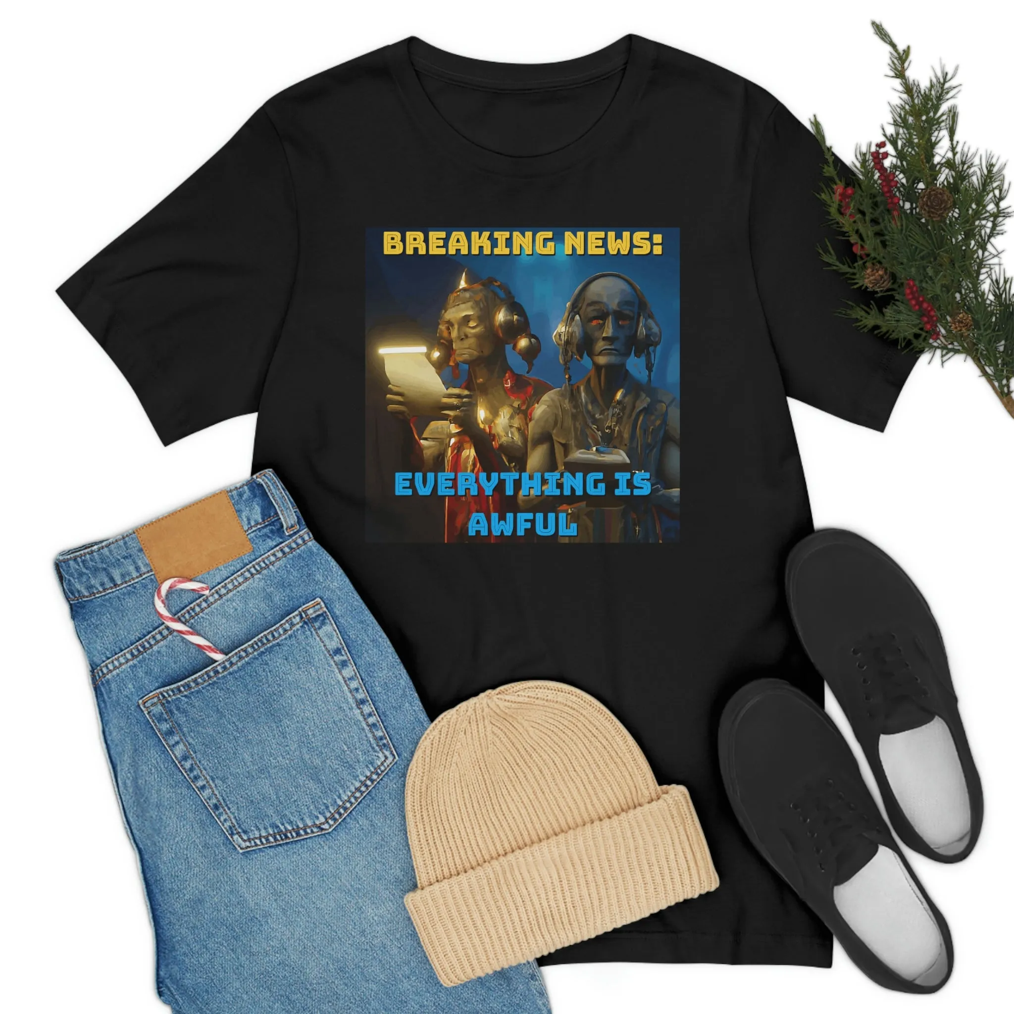 Breaking News: Everything is Awful Short Sleeve Tee