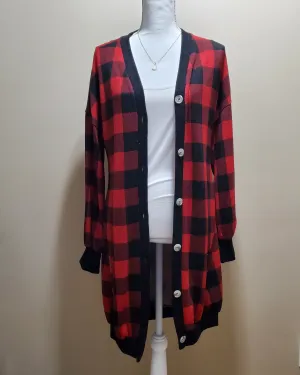 Buffalo Plaid Cardigan