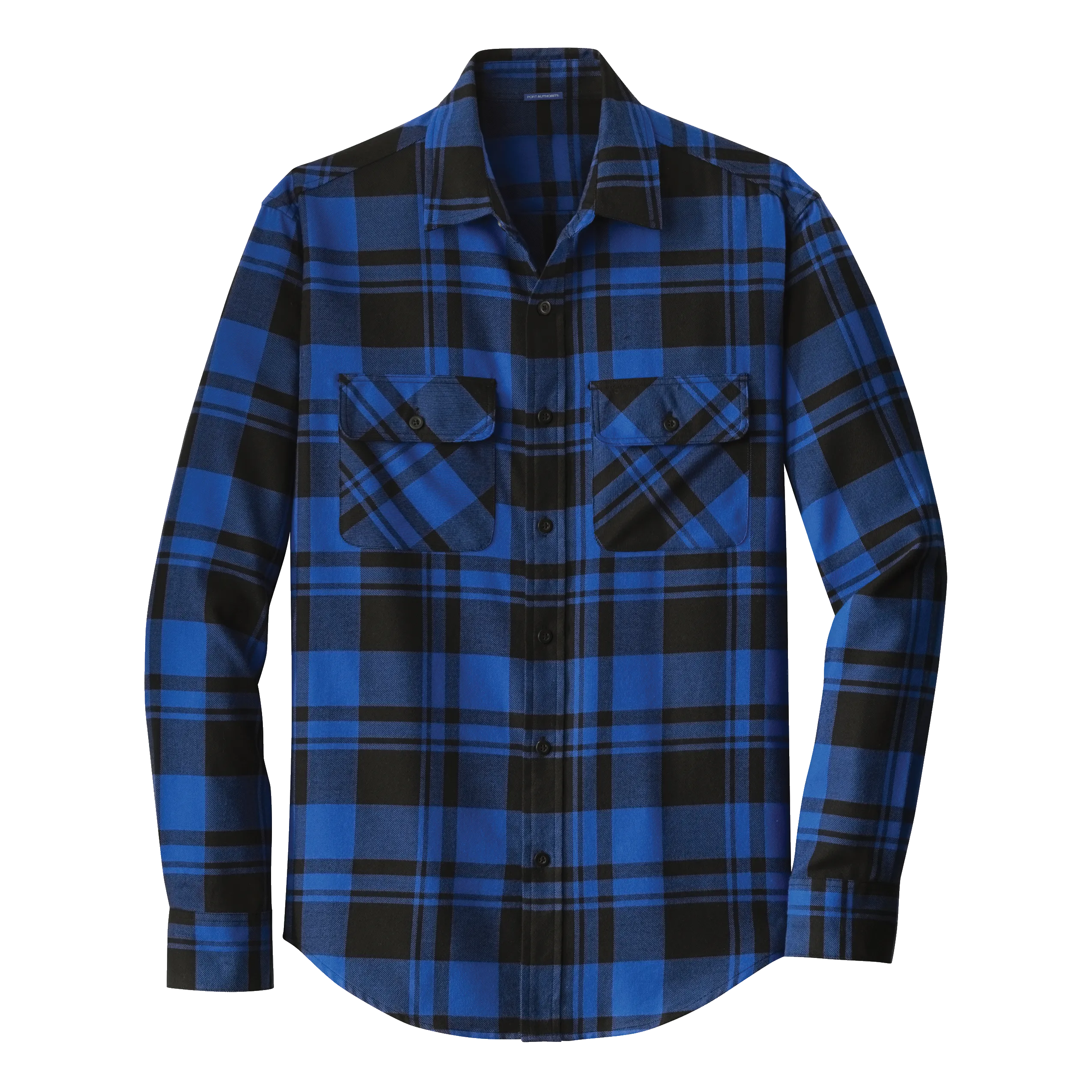 C1807M Mens Plaid Flannel Shirt
