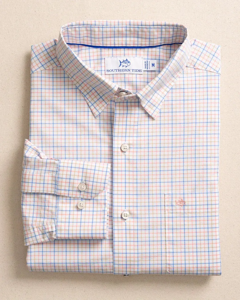 Charleston Broughton Plaid Sportshirt (Petal Pink)