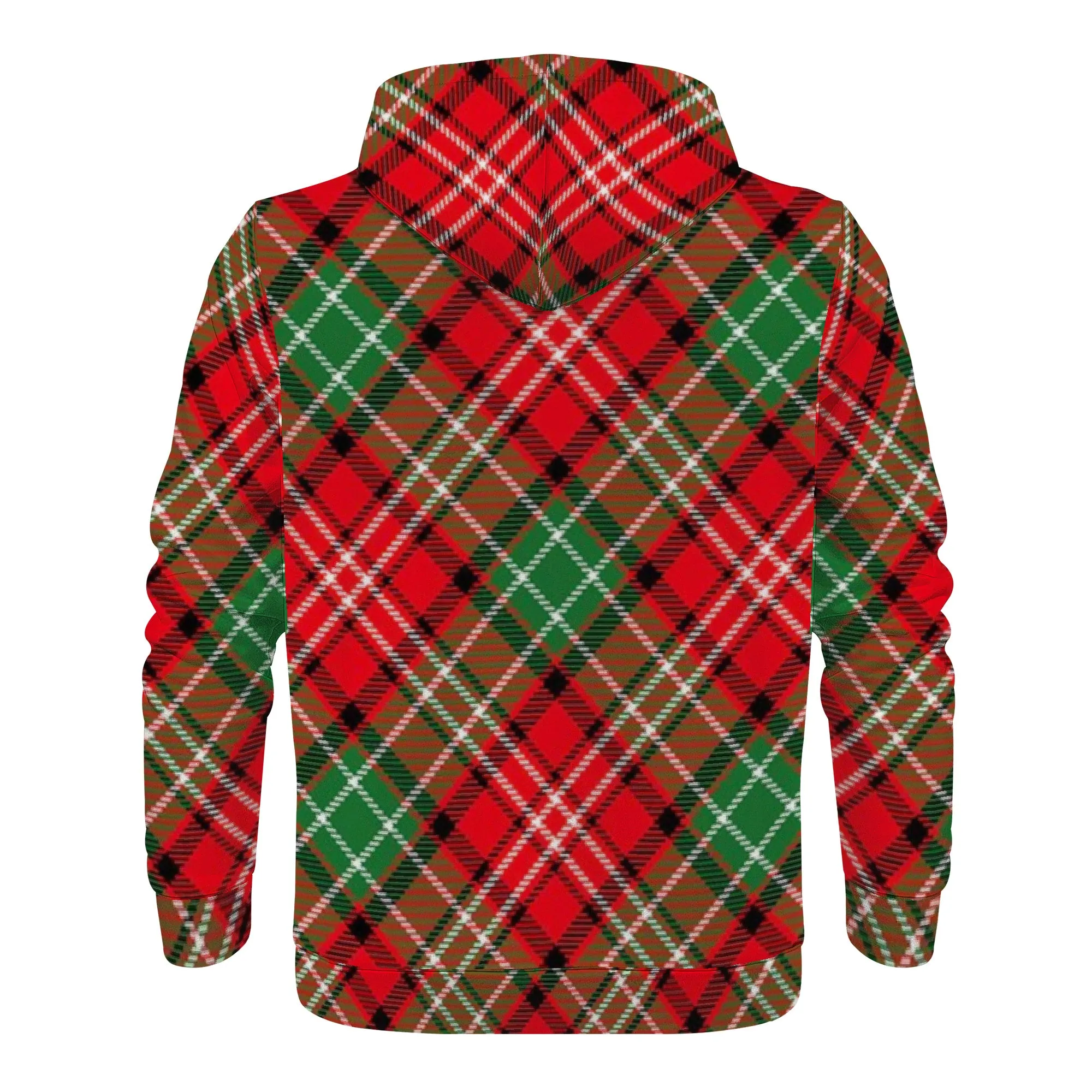 Christmas Plaid Men's/Unisex All Over Print Hoodie