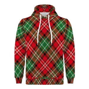 Christmas Plaid Men's/Unisex All Over Print Hoodie