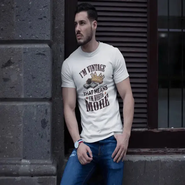 Classic men's T-shirt I'M VINTAGE