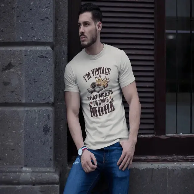 Classic men's T-shirt I'M VINTAGE